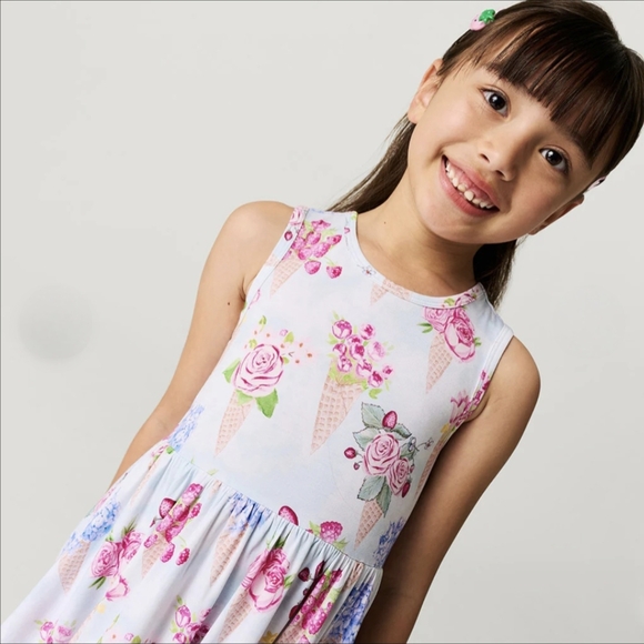 Posh Peanut Isolde Ruffled Twirl Dress 3T/4T NWT